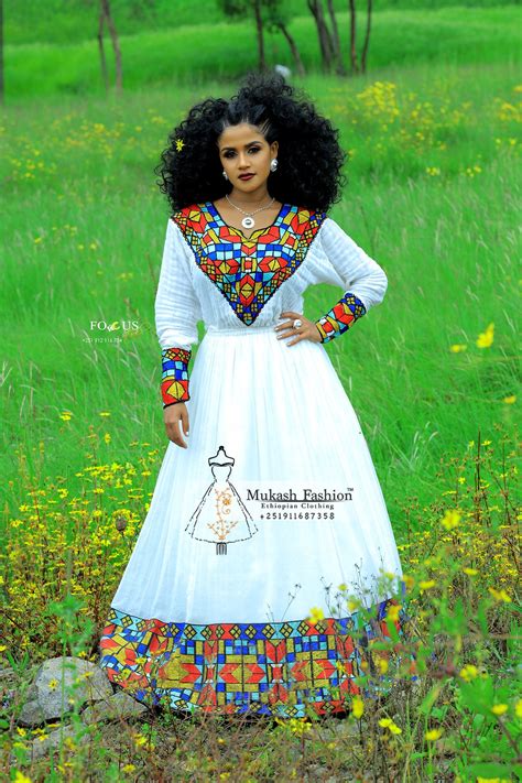 2019 new ethiopian traditional dress mukash fashion