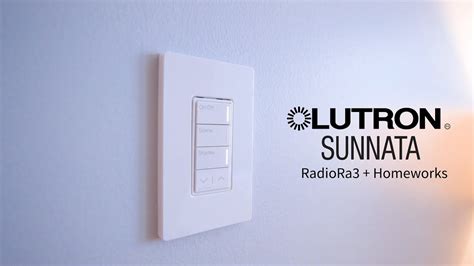 modern smart lighting sunnata  lutron  radiora  homeworks youtube