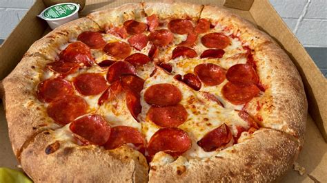 We Tried Papa John S New Epic Pepperoni Stuffed Crust Pizza Here S How