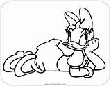 Daisy Duck Coloring Pages Disneyclips Relaxing sketch template