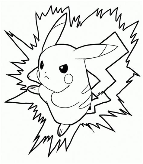 pikachu coloring pages  print pikachu coloring page pokemon