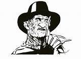 Freddy Painting Krueger Drawing Stencil Silhouette Hand Horror Pages Halloween Coloring Choose Board Deviantart Movie sketch template