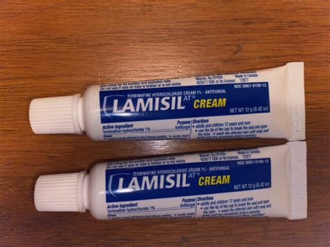 4 Lamisil At Cream Jock Itch Athletes Foot Yeast 12g 0 42 Oz Exp 2021
