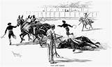 Bullfighting 1891 sketch template