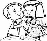 Milkshake Sharing Freundschaft Straws Apples sketch template