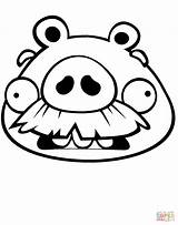 Pig Coloring Pages Foreman Face Piggies Bad Printable Angry Birds Print Color Getdrawings Characters sketch template