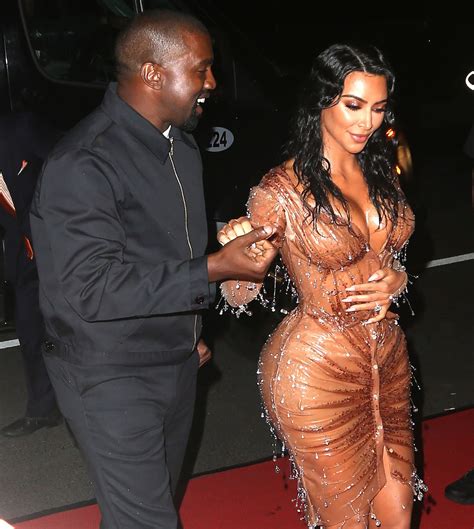 Kim Kardashian And Kanye West Return From The Met Gala