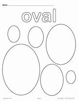 Oval Coloring Shape Preschool Pages Circle Ovals Worksheets Shapes Printable Color Worksheet Toddlers Preschoolers Craft Template Kids Diamond Colouring Templates sketch template