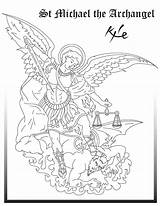 Archangels Archangel Raphael sketch template