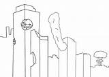 Destroyed City Drawings Deviantart sketch template