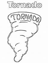 Tornado Coloring sketch template