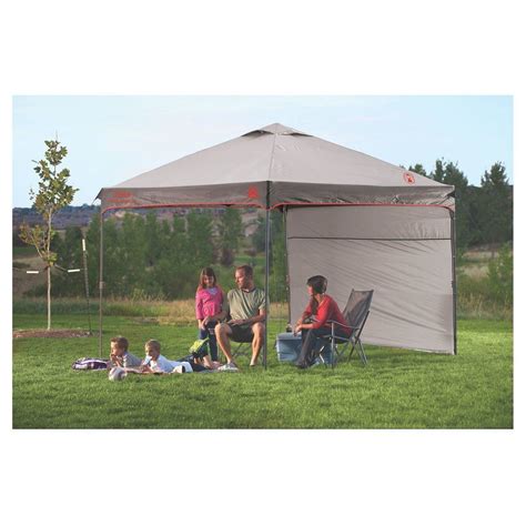 coleman instant canopy  sunwall  gray instant canopy camping canopy coleman