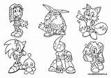 Sonic Friends sketch template