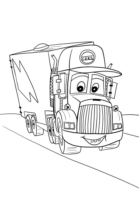 mack coloring pages