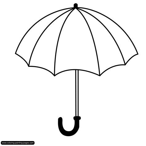 umbrella outline   umbrella outline png images