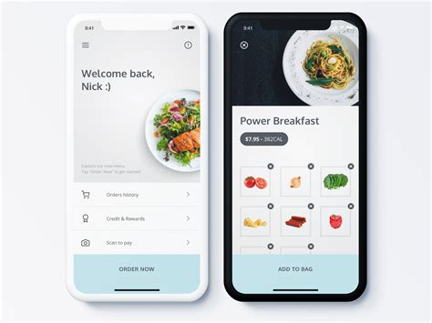food ordering app mobile uiux design  skynick  dribbble
