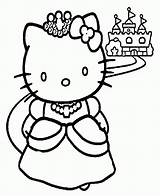 Kitty Hello Coloring Princess Pages Christmas Clipart Colouring Printable Guide Kids Library Girls Coloringhome Popular Comments Printables sketch template
