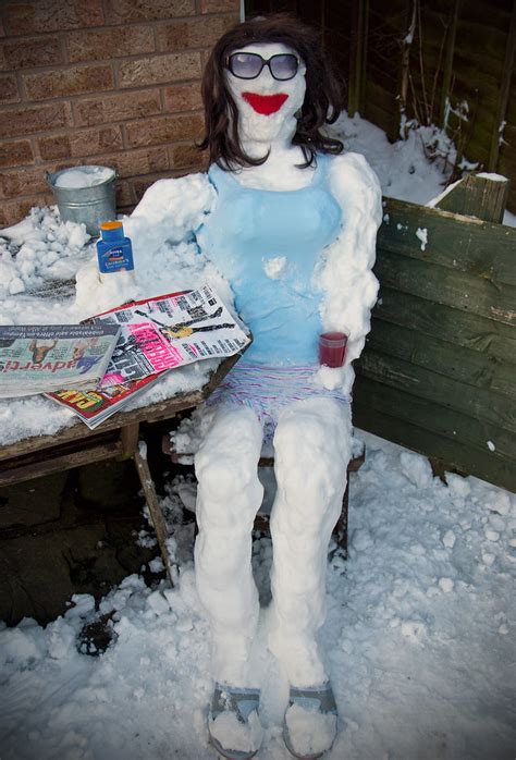 snow woman you want more ice in that dear mark mcdonald flickr