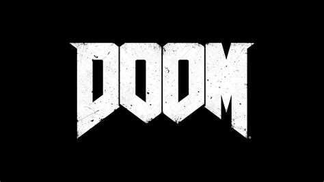 doom game logo hd games  wallpapers images backgrounds