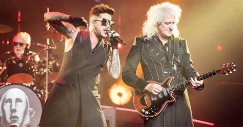 Queen Adam Lambert Nostalgischer Spaß Kurier At