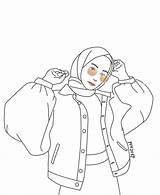 Hijab Papan sketch template