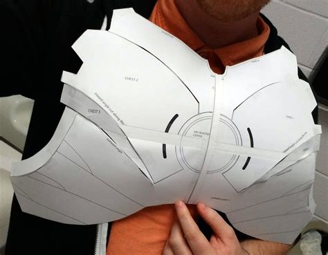 template iron man stealth suit chest plate etsy