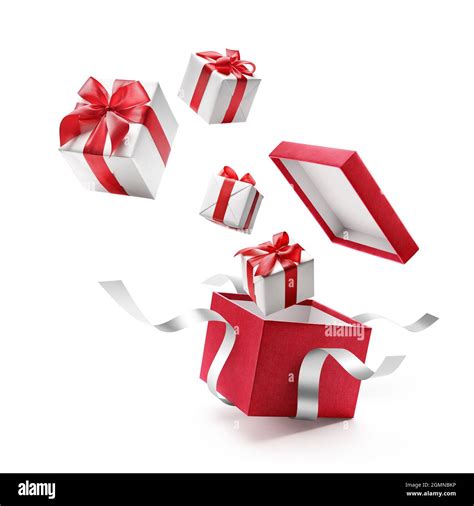 open gift box bursting  cut  stock images pictures alamy