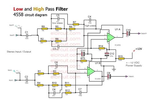 high pass filter circuit electronic circuit