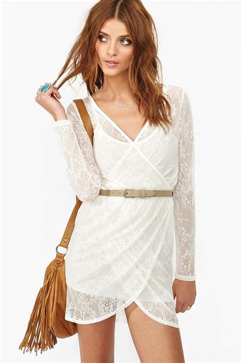 lace wrap dress cute with colored tights and boots this fall fashion cute dresses