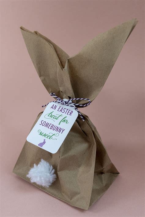 easter bunny   brown paper bag easter bunny gifts