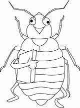 Coloring Pages Bug Cicada Bed Printable Educated Intelligent Animals Bugs Kids Preschool Color Insect Worksheets Sheets Painting Other Click Choose sketch template