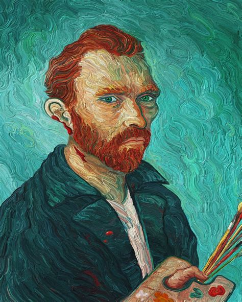 “van Gogh Self Portrait With Cut Ear” Background And