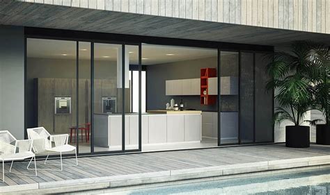 modular italian kitchen  streamlined design  adaptable style