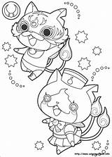 Coloring Pages Youkai Getcolorings Yokai Luxury sketch template