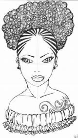 Coloring Pages Afro Adult Book Girl Colouring Adults Hair Gladys Books Drawing Zumbi Palmares Dos Arte Escolha Pasta sketch template