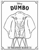 Dumbo sketch template