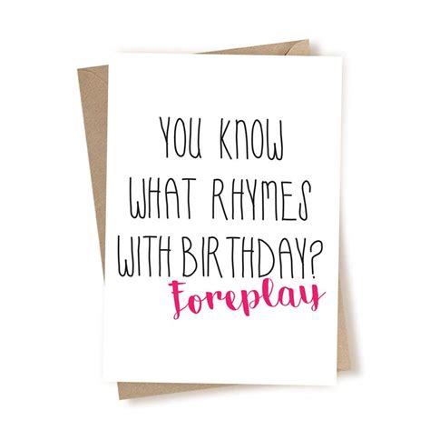 Buy Funny Birthday Card Sexy Card For Him Naughty Birthday Card For