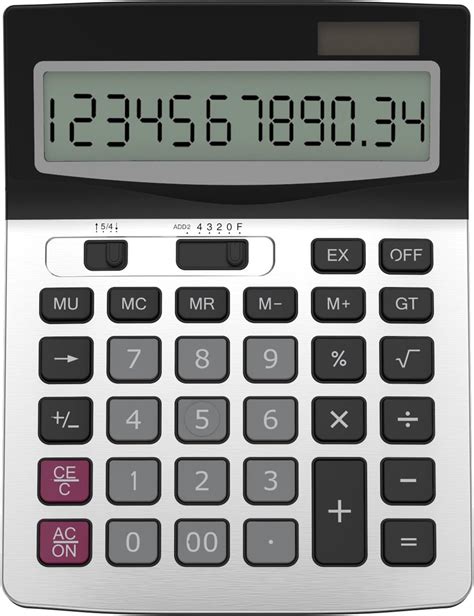 calculator helect business standard function desktop calculator silver amazonca electronics