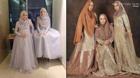 Bridesmaid Hijab Batik Gambar Islami
