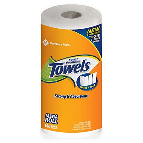 Members Mark Super Premium Paper Towels 15 Rolls 150 Sheets Per Roll