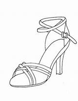 Coloring Pages High Shoe Shoes Heel Getting Color Fashion Drawing Modellista Girls Getcolorings Printable Clip Templates Moda Getdrawings Seç Pano sketch template