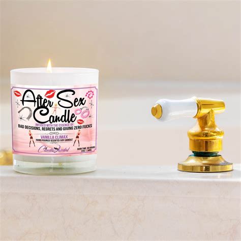Funny Candle After Sex Candle Vanilla Scented Glass Jar Etsy