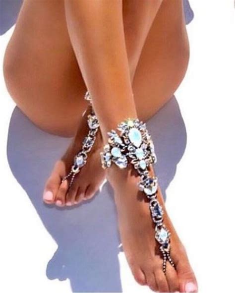 jewels body kandy couture foot chain body chain barefoot sandals