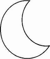 Moon Coloring Crescent Drawing Pages Printable Half Drawings Shape Print Template Search Gif Getcoloringpages Wallpapers Templates sketch template