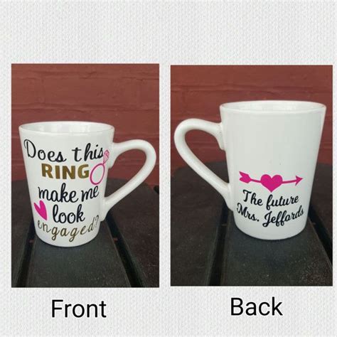 This 14 Oz Coffee Mug Is Perfect For The Bride To Be To Announce Her