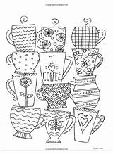 Coloring Pages Cafe Amazon Volume Go Journal Book Books Bullet Printable Adult Colouring Doodle Ronnie Walter Doodles Choose Board sketch template