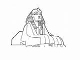 Sphinx Drawing Egyptian Giza Pyramid Draw Great Pyramids Ancient Realistic Sketch Pencil Getdrawings Beautiful Colorful sketch template