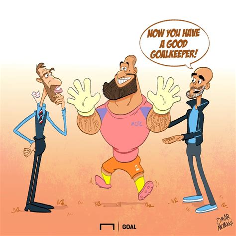 omar momani cartoons meet englands  goalkeeper kyle walker