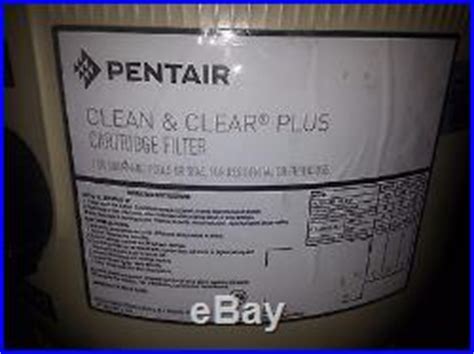 pentair clean  clear  ccp cartridge  sq ft  ground pool filter