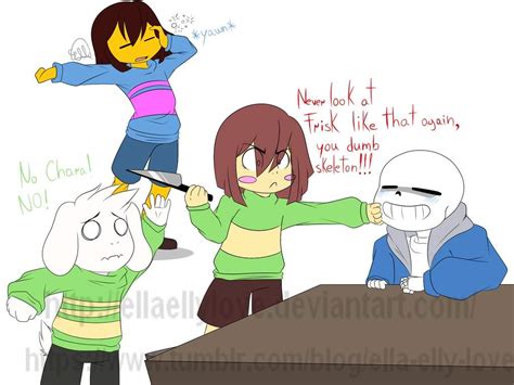 Ask Sans Chara Frisk And Asriel Undertale Amino